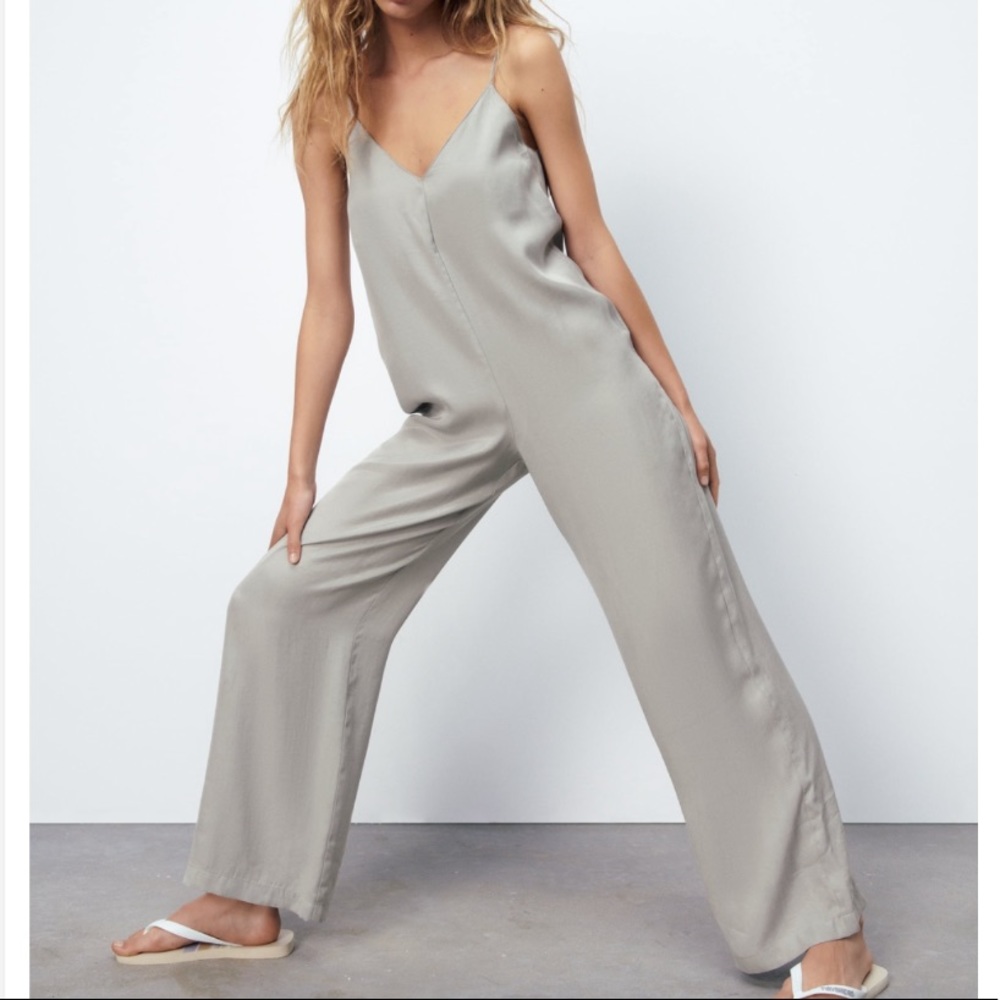 Zara Gray Jumpsuit